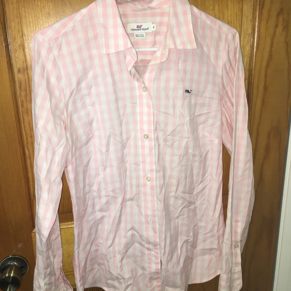 Vineyard Vines plaid button down